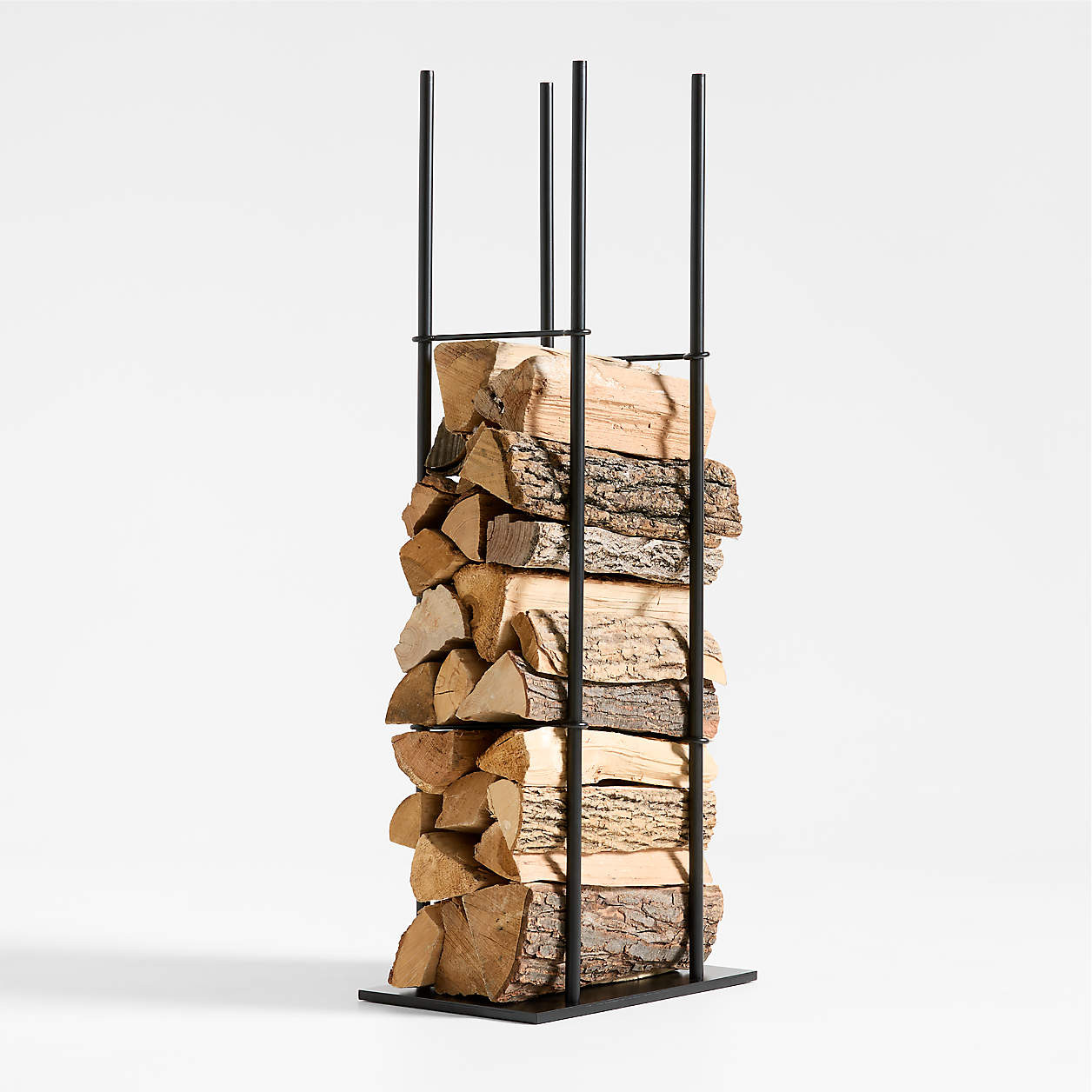 Frame Indoor/Outdoor Log Holder + Reviews | Crate & Barrel | Crate & Barrel