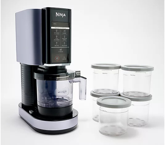Ninja CREAMi 7-in-1 Frozen Treat Maker w/ Extra Pints - QVC.com | QVC