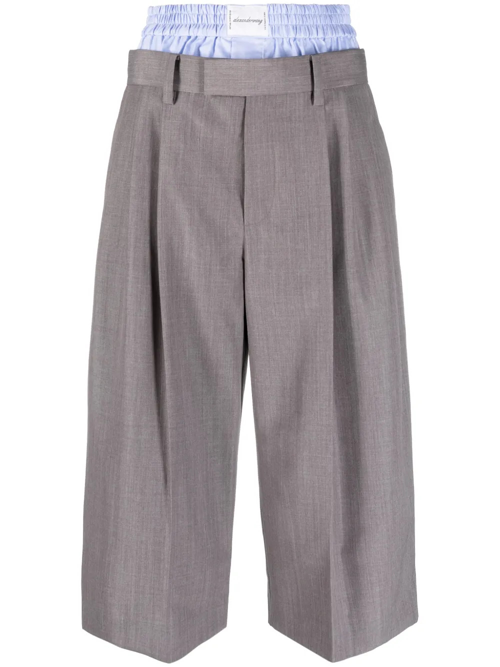 double-waist cropped trousers | Farfetch Global
