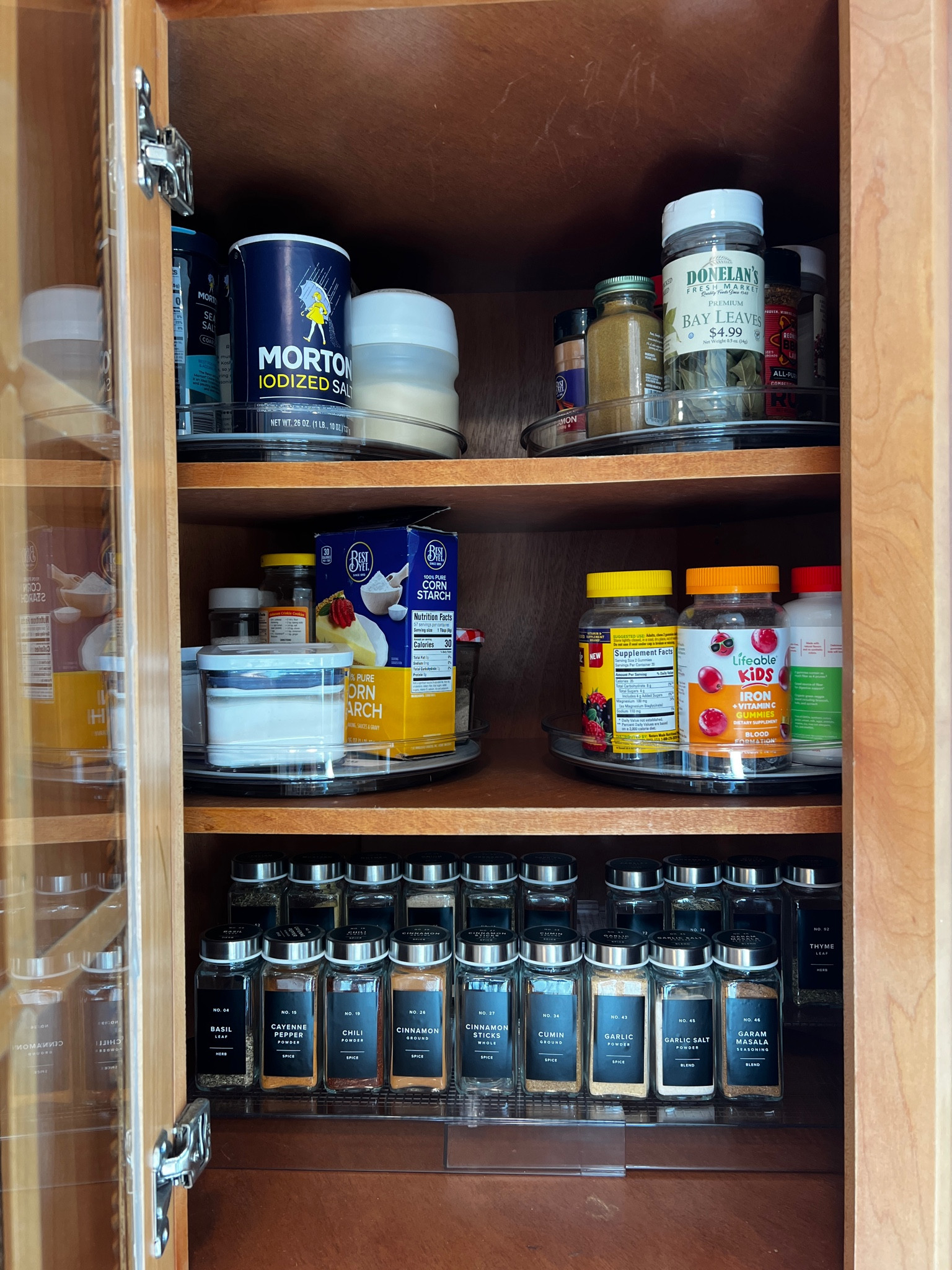 Maximizing corner cabinet space is simple with the right product.

#LTKHome #LTKFindsUnder50 #LTKFindsUnder100