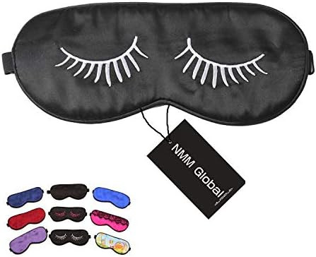 100% Mulberry Silk Sleep Mask Blackout, Cute Natural Sleeping Mask with Adjustable Elastic Strap,... | Amazon (US)
