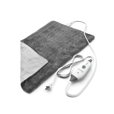 PureRelief Deluxe Gray Heating Pad | Target