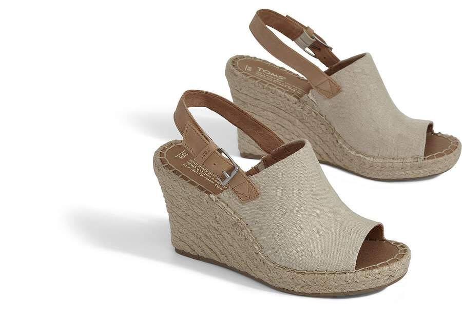 Natural Oxford Women's Monica Wedges | TOMS | TOMS (US)