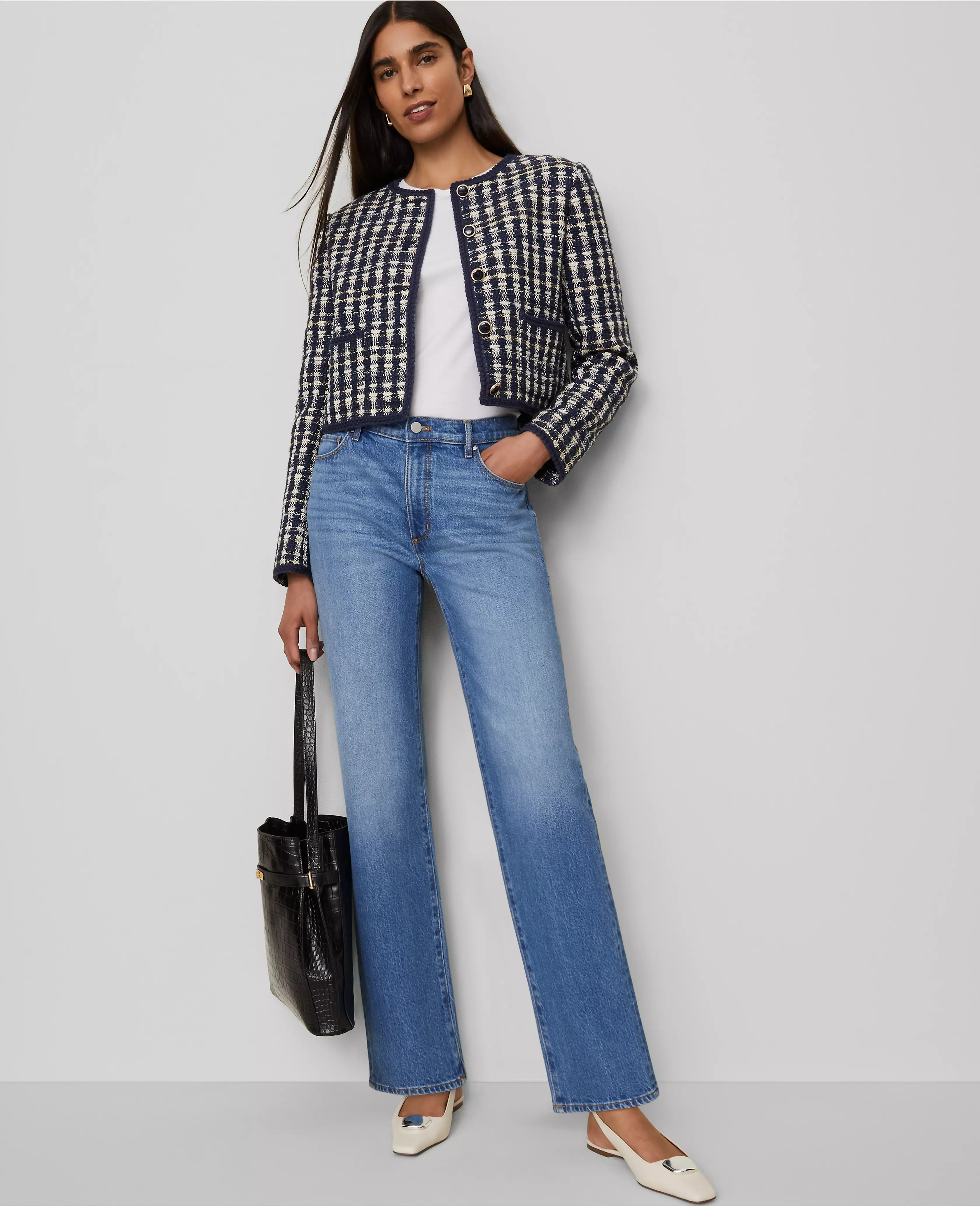The Petite Perfect Straight Jean | Ann Taylor