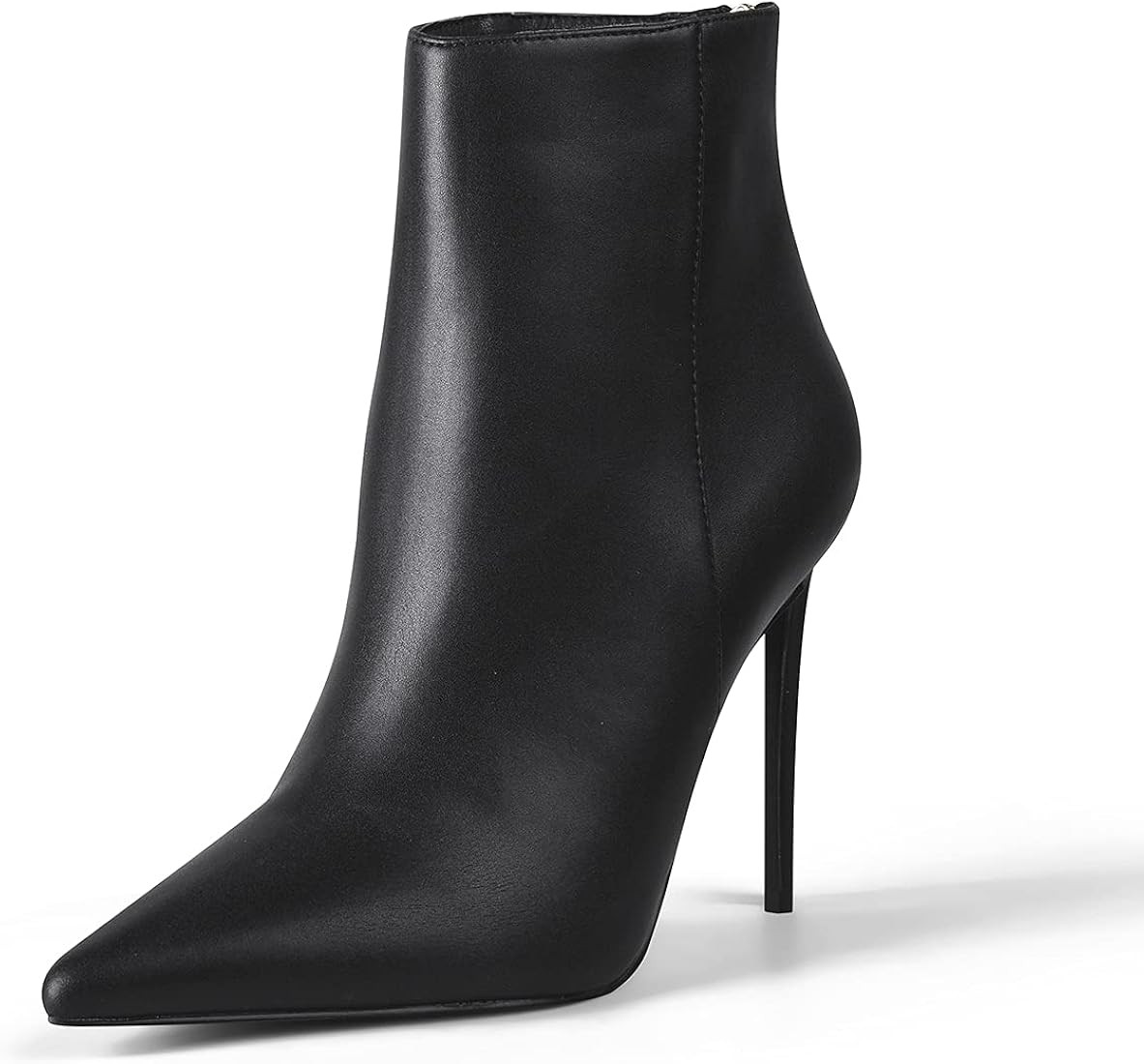 Women Heeled Ankle Booties,Sexy Pointed Toe 4.3 inch Stiletto High Heel Fashion Ankle & Bootie with  | Amazon (US)