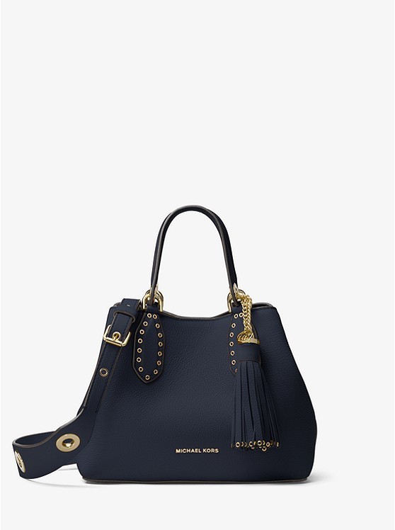 Brooklyn Small Leather Satchel | Michael Kors US