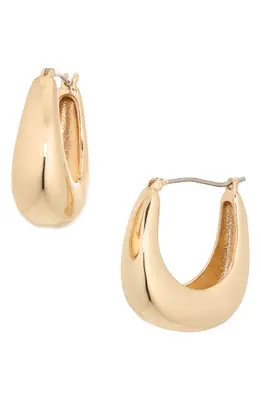 Cara Chunky Basket Hoop Earrings in Gold at Nordstrom Rack | Nordstrom Rack
