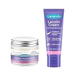Lansinoh Lanolin Nipple Cream and Organic Nipple Balm for Breastfeeding Bundle, 1 Count of Each, 3.4 | Amazon (US)