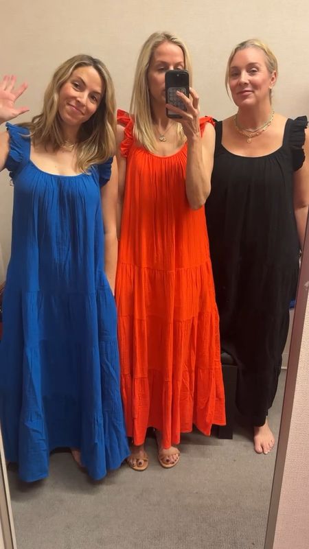 New Spring Dresses at Nordstrom!

All 3 of us loved this gauzy, ruffle strap dress. Can go swim coverup or sun dress. Easy breezy for summer. Runs a bit big. Laura (left) sized down and is in an xs. Comes in several colors. 


#LTKVideo #LTKSeasonal #LTKover40