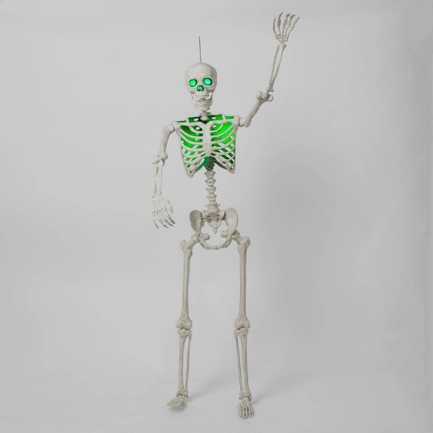 60" Lit Posable Skeleton Halloween Decorative Mannequin - Hyde & EEK! Boutique™ | Target