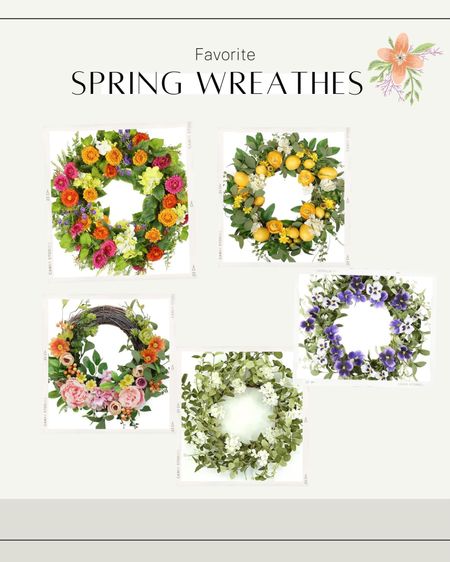 Beautiful Wreathes for Spring or Summer

#LTKSeasonal #LTKhome #LTKunder50