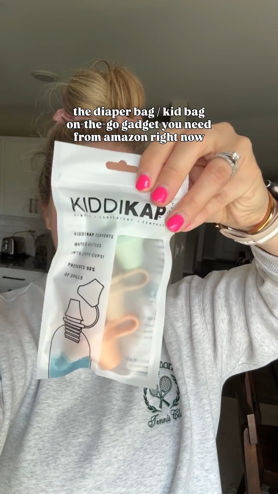 The three pack of these water bottle tops are really the best color combo. And a must if you have more than one little! Great  diaper bag essential and especially so when traveling with kids! One for each plus a spare for my two daughters.

#LTKTravel #LTKKids #LTKfoodie