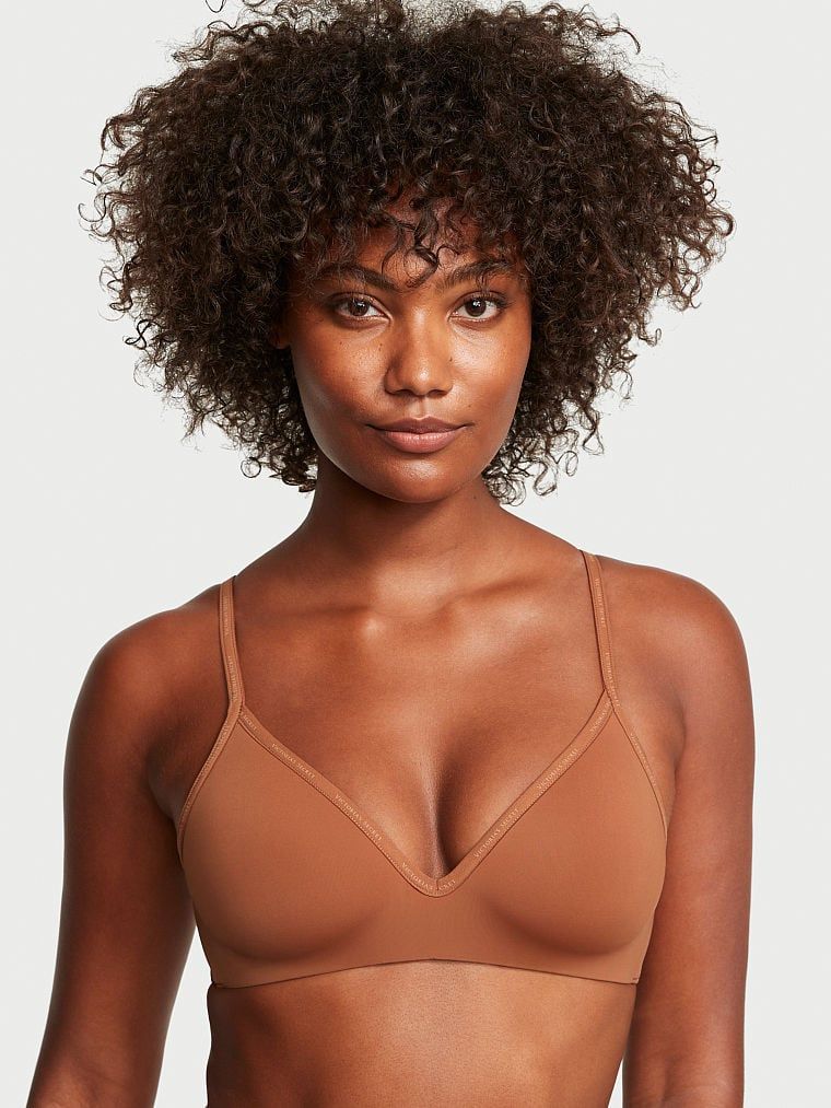 Cotton Waffle-Knit T-Shirt Wireless Bra - Bras - Victoria's Secret | Victoria's Secret (US / CA )