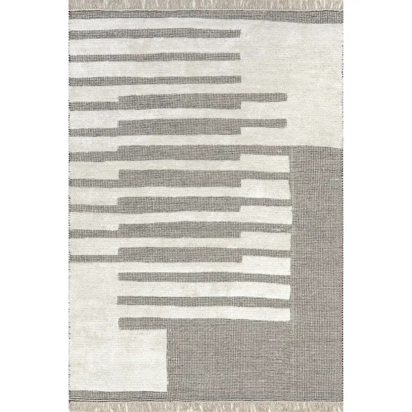 Emily Henderson x Rugs USA Hyperion Tasseled Cotton and Wool Area Rug | Wayfair North America
