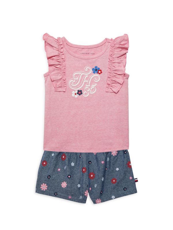 Little Girl's 2-Piece Graphic Top & Shorts Set | Saks Fifth Avenue OFF 5TH