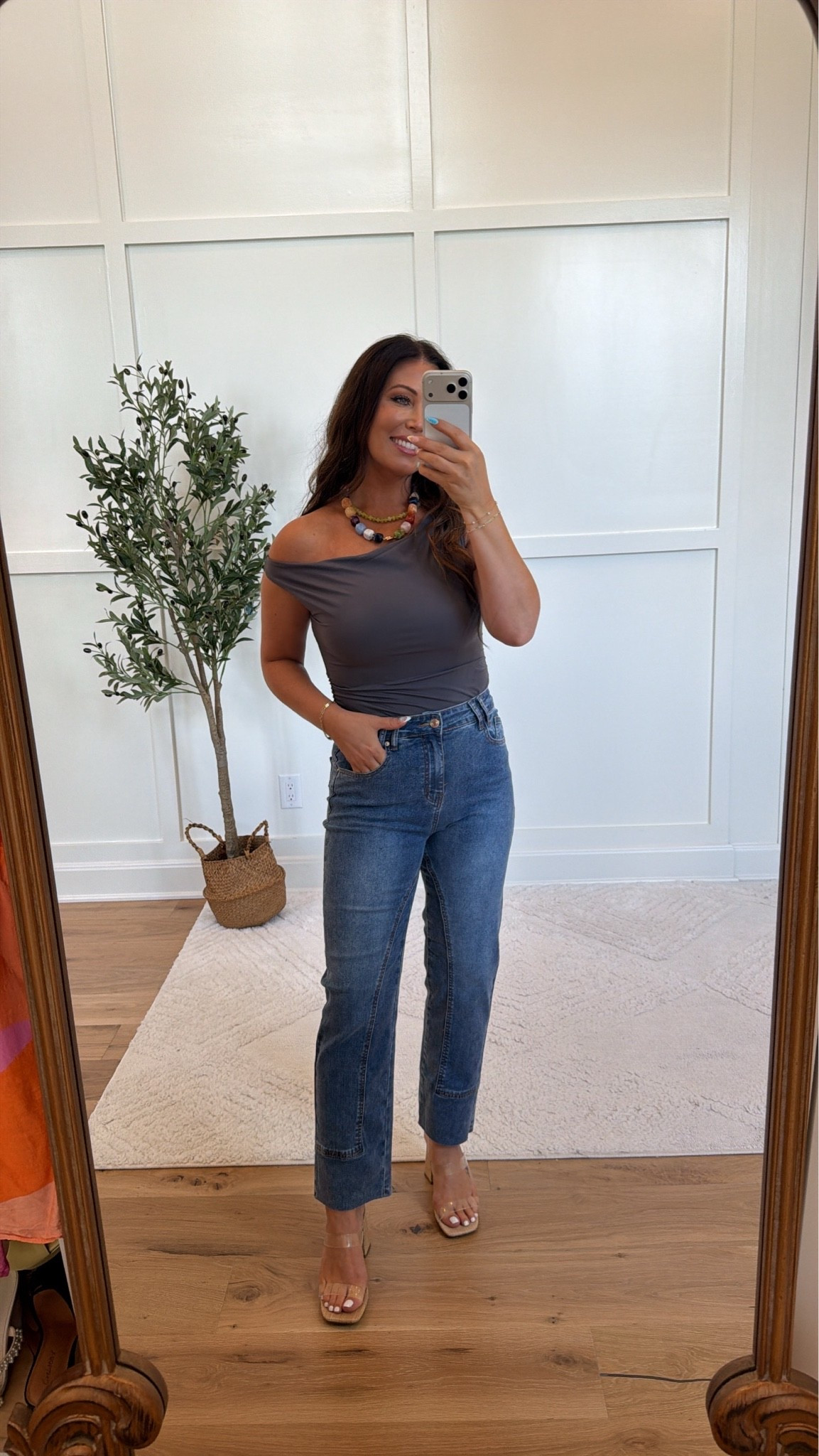 The top + jeans combo that makes you look instantly put together 👏🏼 This off-the-shoulder bodysuit is SO flattering and these jeans are the perfect everyday fit — easy to dress up or down! For reference I’m 5’4”, 140 lbs, and wearing a small 💕

#LTKStyle #LTKFashion #LTKFinds #AmazonFashion #CasualChic #EverydayOutfit #DenimStyle #BodysuitStyle #NeutralOutfit

#LTKdayinmylife #LTKmomlife #LTKootd
