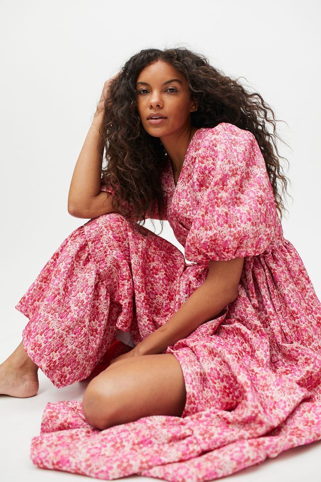 Sister Jane Bud Burst Jacquard Maxi Dress | Urban Outfitters (US and RoW)