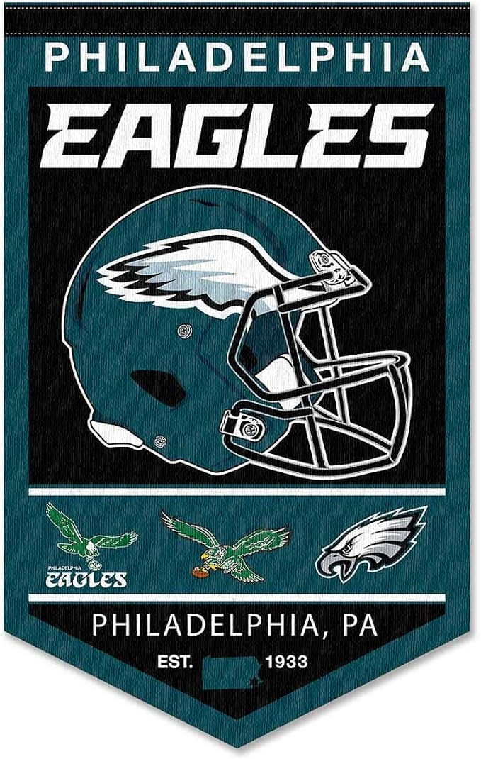 WinCraft Philadelphia Eagles Heritage History Banner Pennant | Amazon (US)