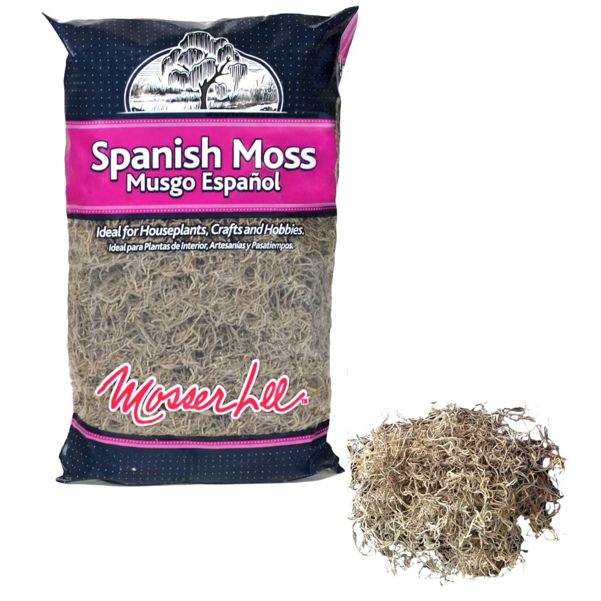 Mosser Lee Spanish Moss – Natural Decorative Moss for Houseplants, Soil Cover, Crafts, Terrariu... | Amazon (US)