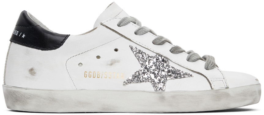 SSENSE Exclusive White  & Black Superstar Sneakers | SSENSE