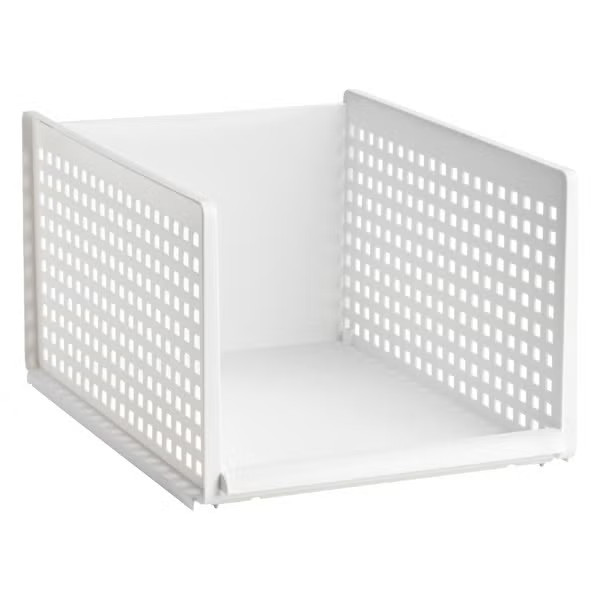like-it Modular Tall Wide Bin White | The Container Store