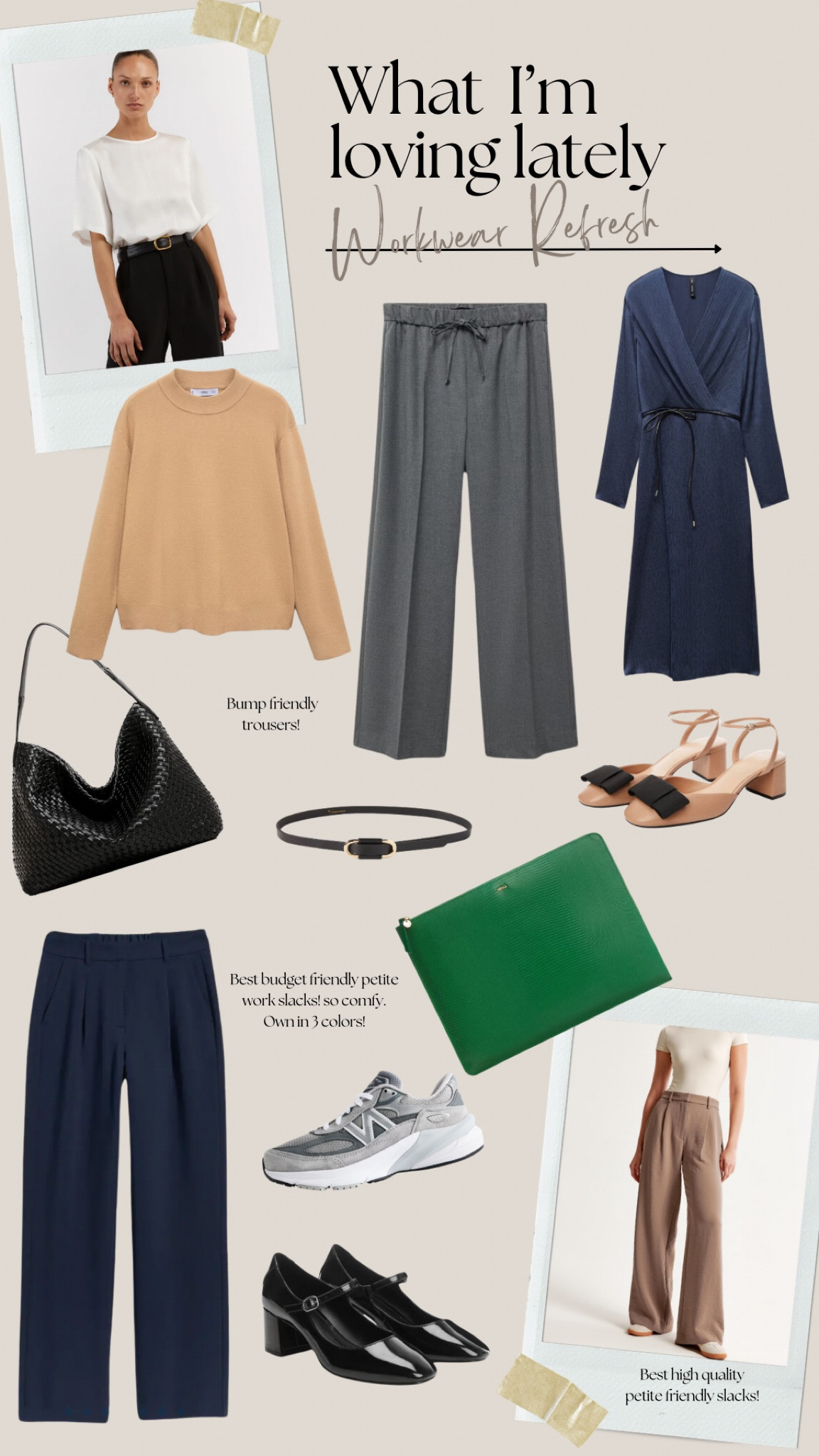 Workwear refresh 

Work outfits, work style, minimal style, closet staples, neutral wardrobe, chic, petite friendly trousers, comfy slacks, comfy trousers, wrap dress, silk T-shirt, Abercrombie sale, bump friendly work slacks 

#LTKbump #LTKworkwear