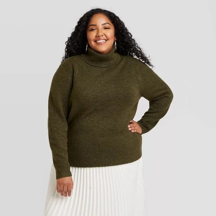 Women's Turtleneck Pullover Sweater - A New Day™ | Target