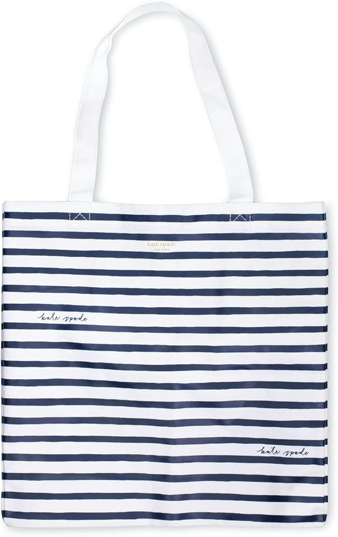 Kate Spade New York Canvas Tote Bag for Women, Cute Tote Bag for Teacher, Canvas Beach Bag, Book ... | Amazon (US)