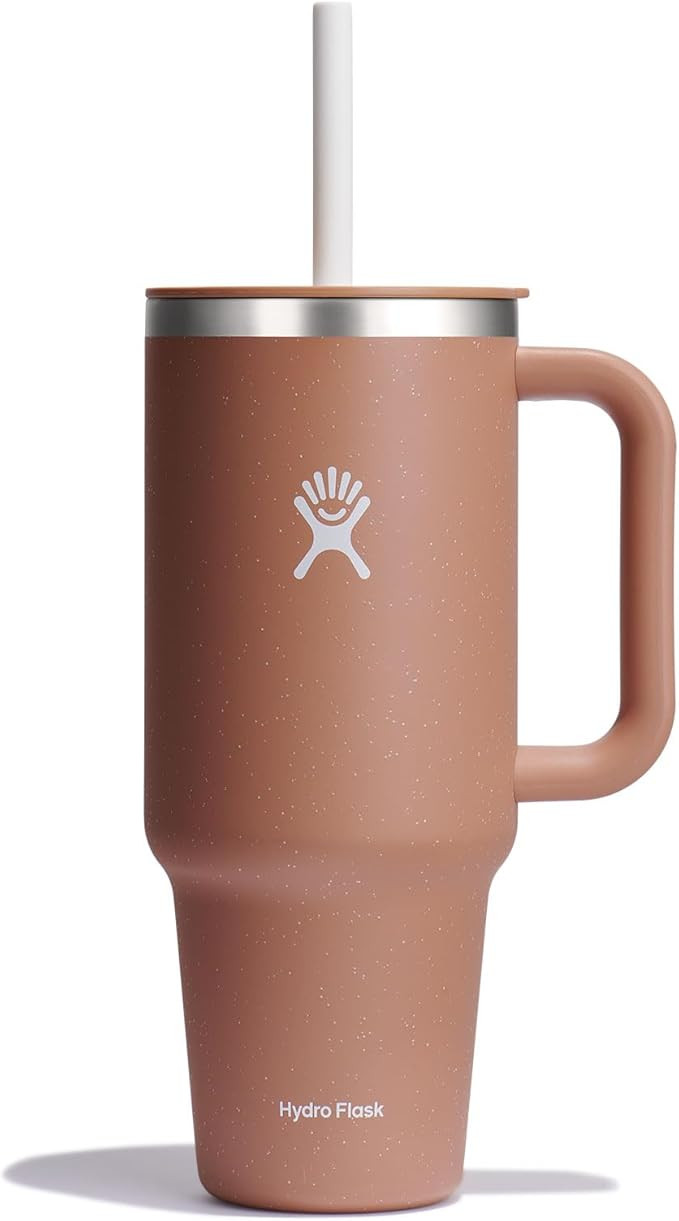 Hydro Flask Travel Tumbler Stainless Steel Insulated Cup with Lid and Straw for Cold Water and Dr... | Amazon (US)