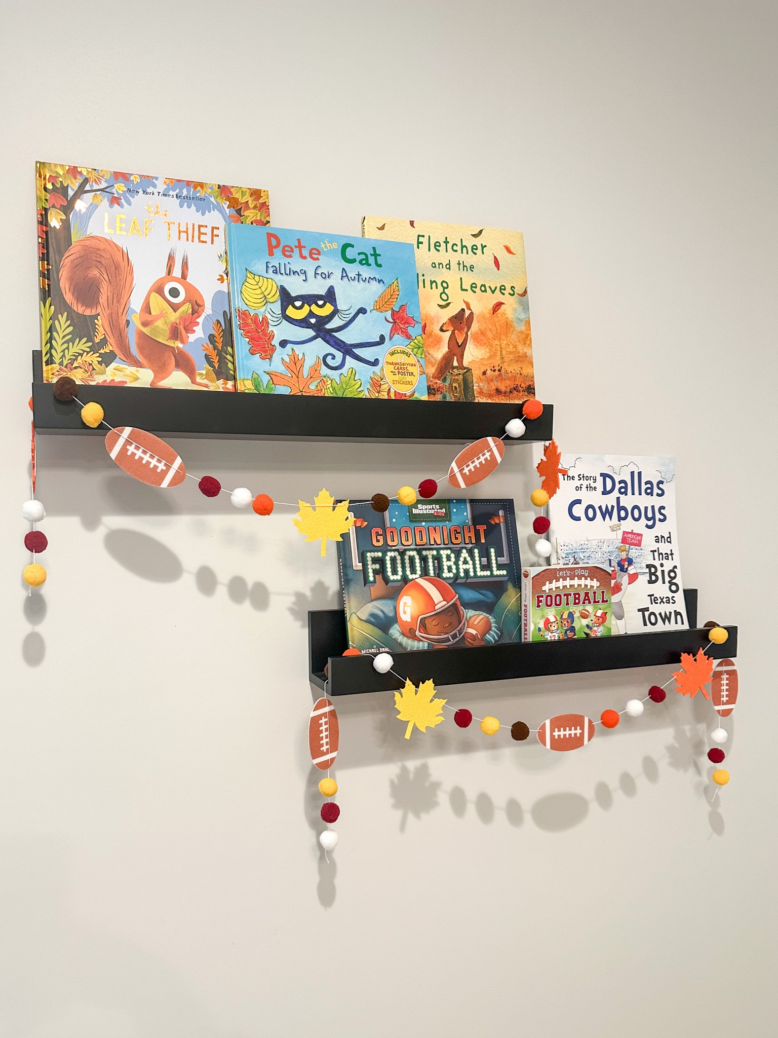 Football & fall 🏈🍁

• kids bookshelf, baby bookshelf, fall books, football books, Dallas Cowboys, September, nursery decor, amazon finds 

#LTKbaby #LTKSeasonal #LTKfamily