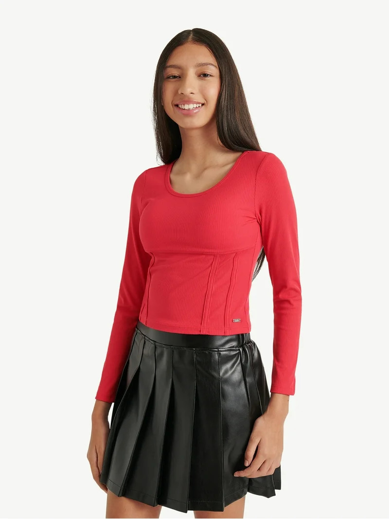 Justice Girls Base Layer Top, Sizes XS - XLP | Walmart (US)