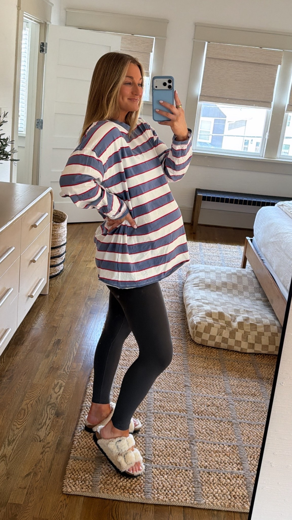 Size medium top, small leggings. Both bump friendly! 

#LTKBump #LTKootd #LTKActive