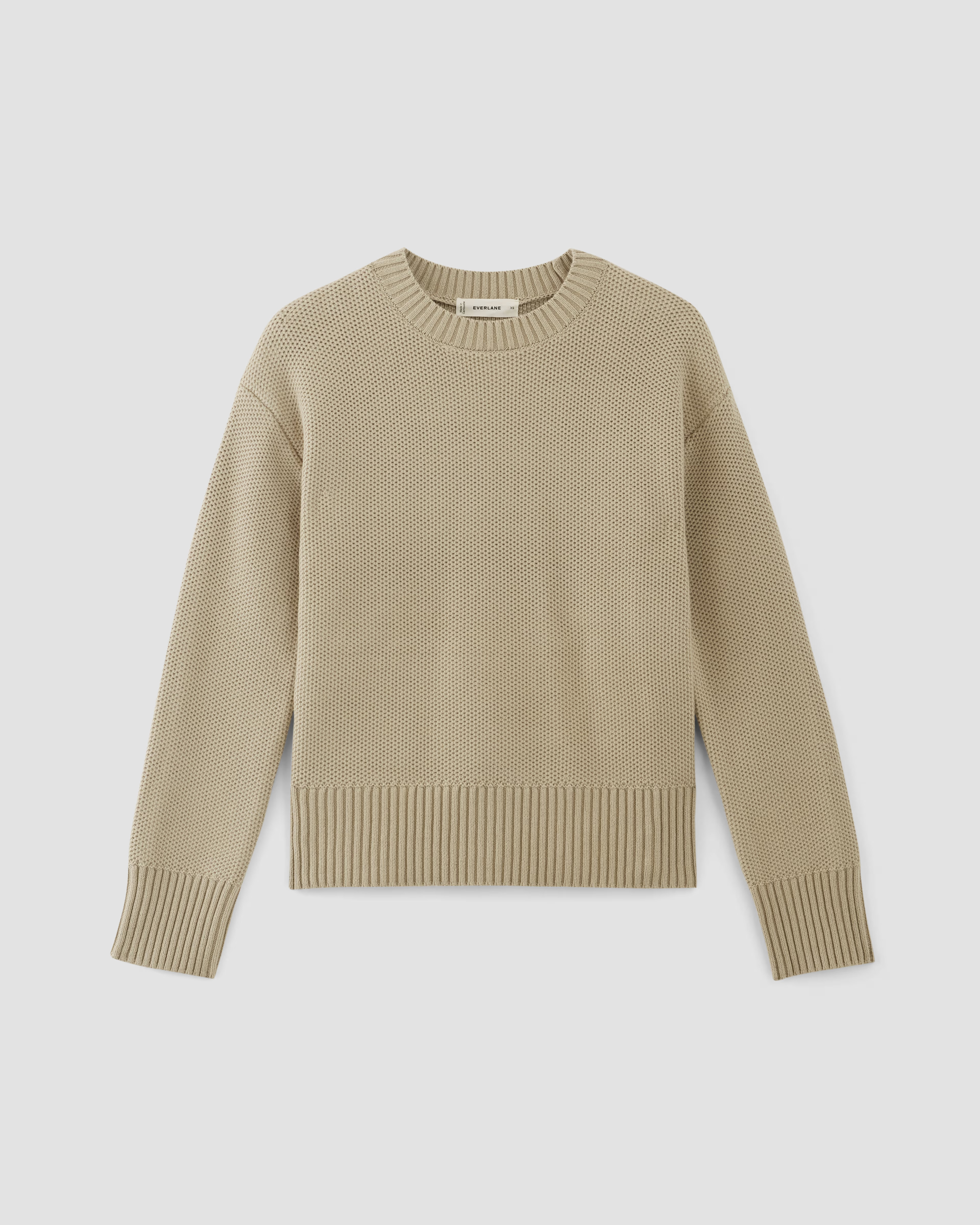 The Cotton Honeycomb Square Crew | Everlane