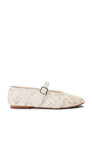 Dreaming Mary Jane Flat in White Lace | Revolve Clothing (Global)