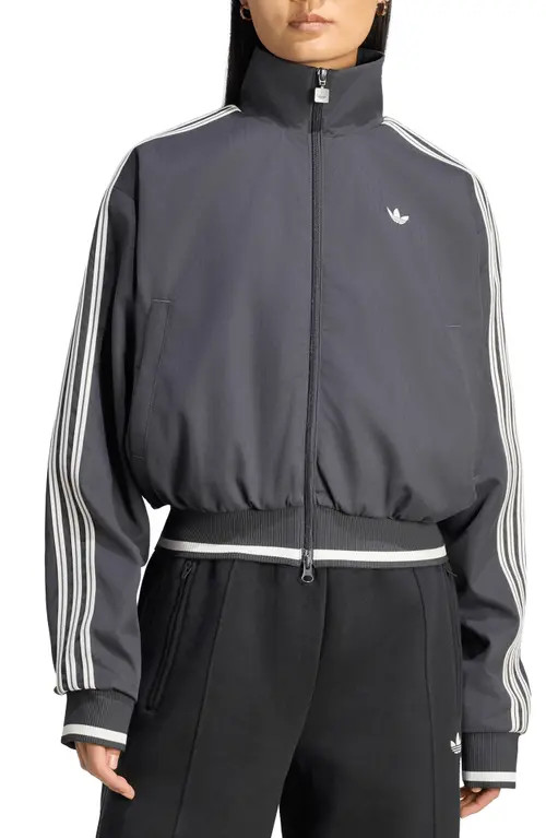 adidas Originals Firebird Track Top in Utility Black/cloud White at Nordstrom, Size Large | Nordstrom