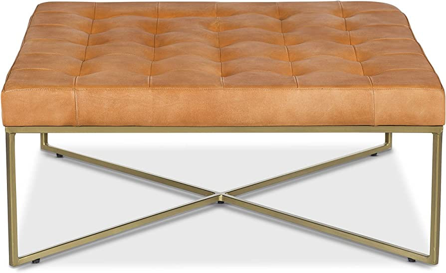 EdgeMod Traversa Ottoman in Saddle Tan | Amazon (US)