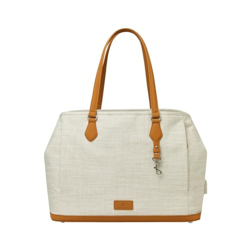 Nordace Siena Pro Tote Plus - Spacious 15 Inch Laptop Work Tote Bag for Everyday & Travel (Beige) | Amazon (US)