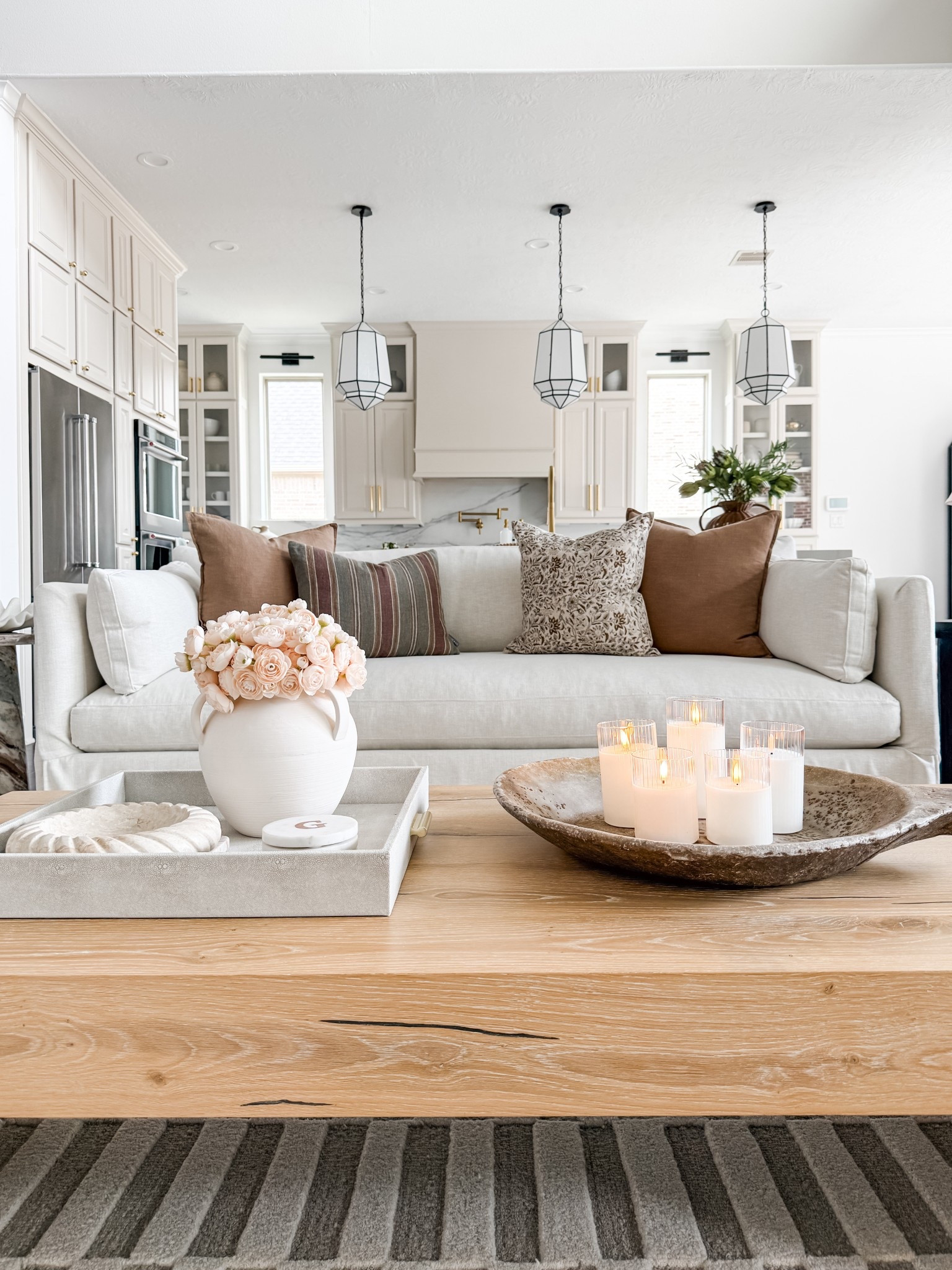 Warm, earthy tones and layered textures make this living room feel like a cozy retreat. Sharing all the sources for our neutral brown living room—from the organic textiles to the natural wood accents and calming decor pieces. shop this cozy, curated space.

organic textiles / neutral brown living room / natural wood accents / calming decor / cozy retreat / earthy tones / layered textures

#LTKStyleTip #LTKSeasonal #LTKHome