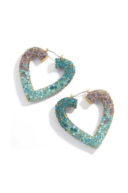 Ombré Heart Hoops | The Styled Collection