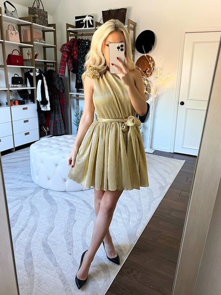 

THANKSMACY30 for 30% off!!! Holiday party. Holiday outfits. Christmas party style. Gold dress. New Year’s Eve dress. Nye outfit 

#LTKHoliday #LTKparties #LTKstyletip