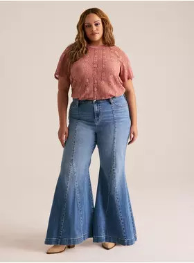 Festi High-Rise Super Flare Jean | Torrid (US & Canada)