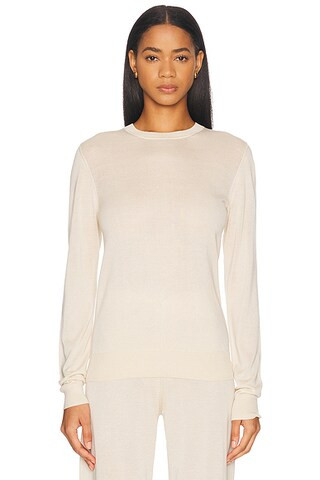 Fine Crewneck Knit Sweater | FWRD 