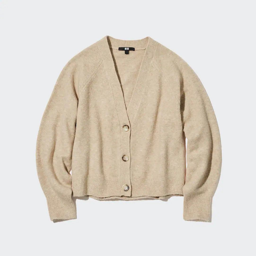 Soufflé Short Cardigan | UNIQLO (UK)