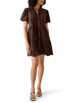 Women's Button-Front Shirt Dress | Belk