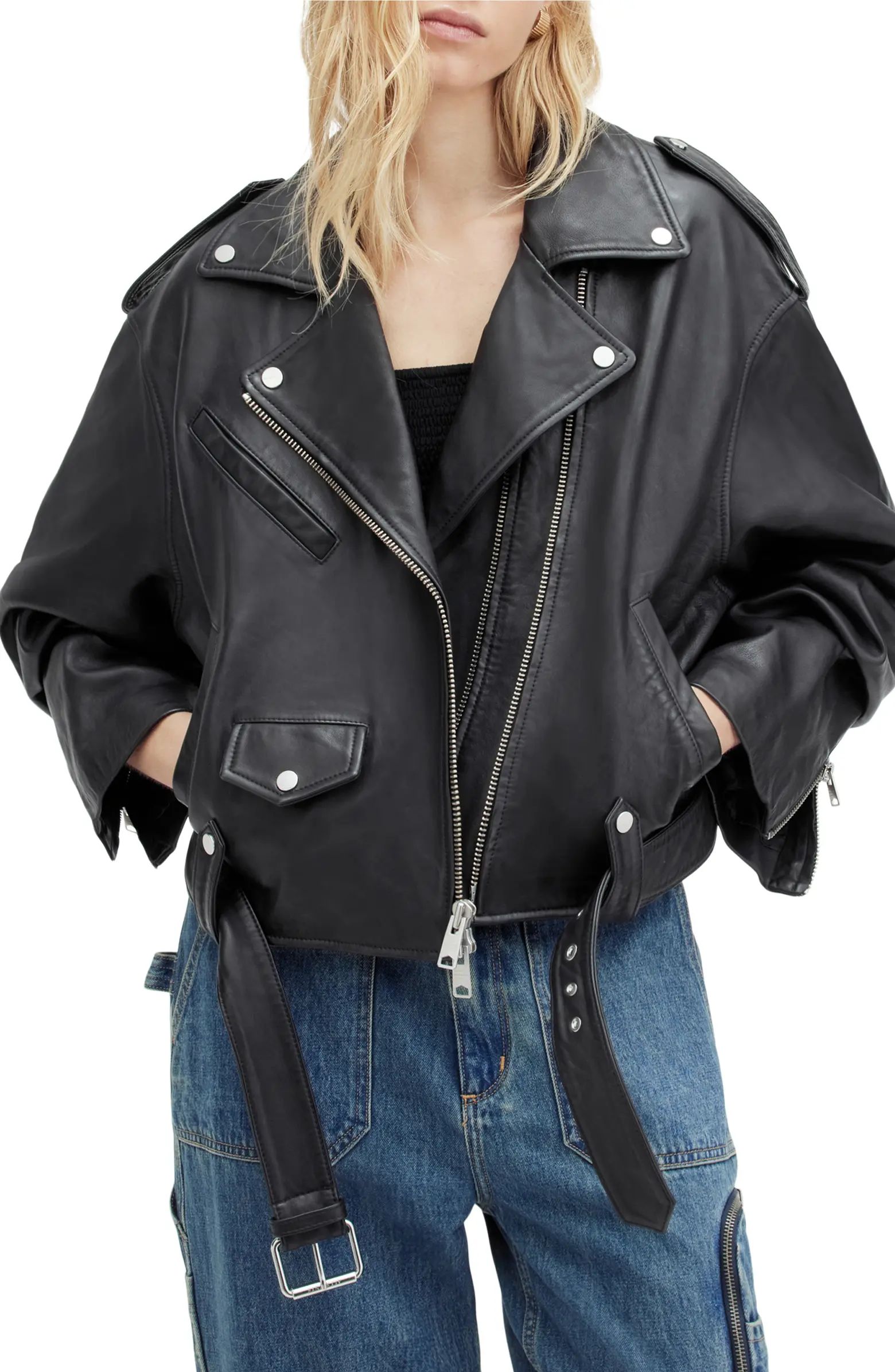 Dayle Leather Biker Jacket | Nordstrom