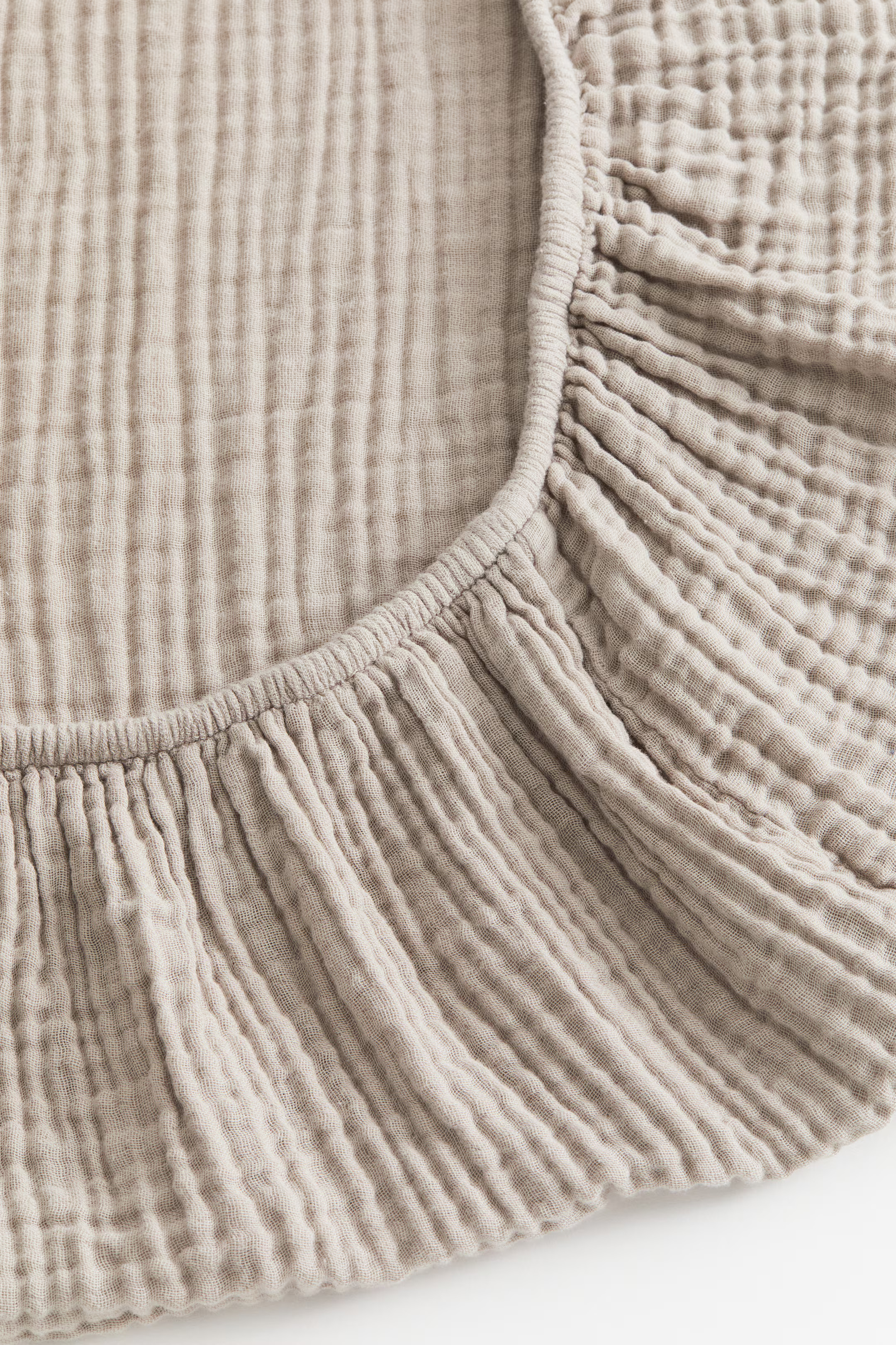 Cot fitted sheet - Light beige - Home All | H&M US | H&M (US + CA)