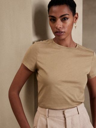 SUPIMA® Crew-Neck T-Shirt | Banana Republic (US)