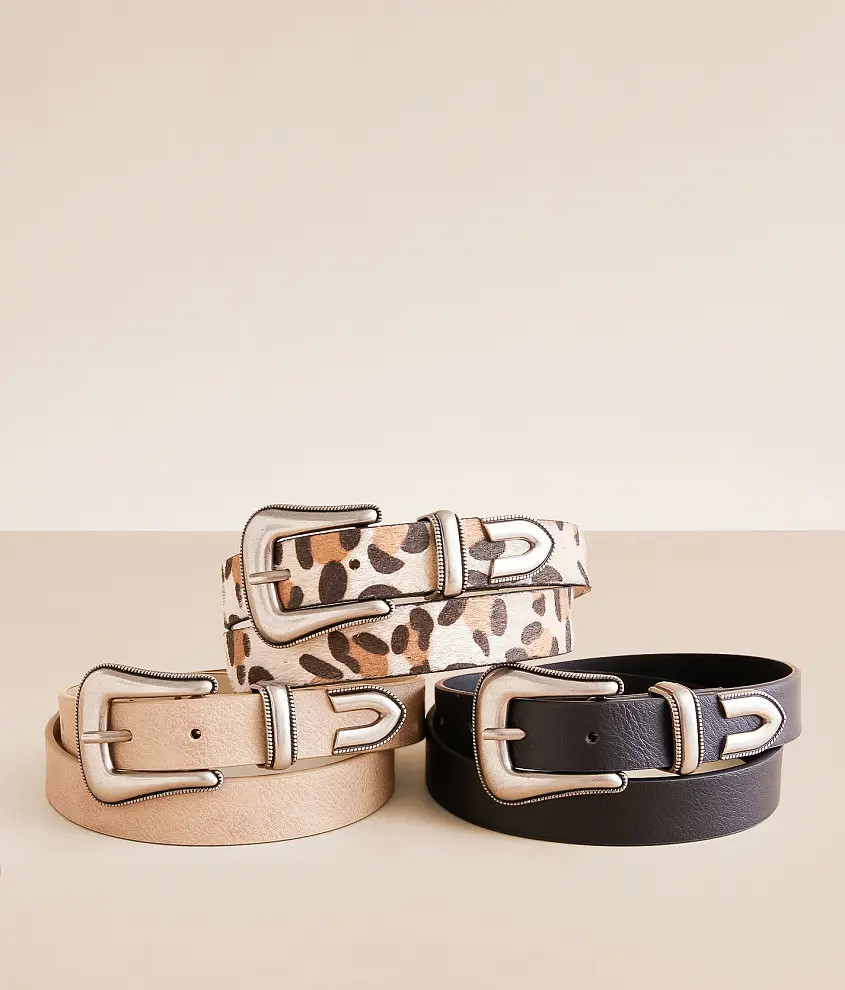 3 Pack Mixed Belt Set | Buckle
