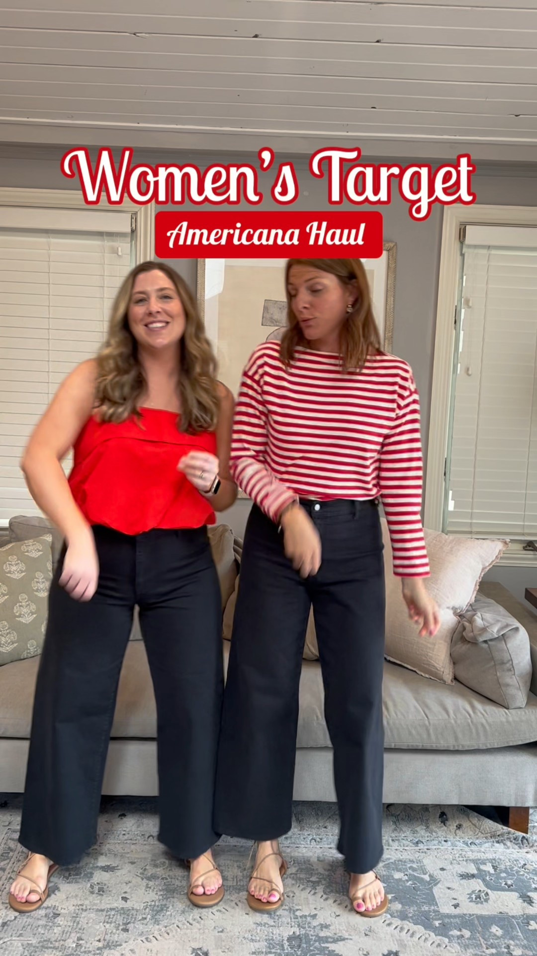 Memorial Day and the 4th of July are upon us and Target has a huge red, white and blue assortment right now! From casual athleisure looks to dressier styles, here are so many fun looks to take you through celebrating the best time of the year. 

Styles run TTS, except the following styles run big so we sized down in all of these:

-Drawstring Denim Shorts
-USA Royal Blue Sweatshirt
-Flag Sweater
-White Barrel Jeans
-Spaghetti Strap Bubble Top
-Red Dress (runs slightly big)

*Note: the blue exercise skirt and blue USA sweatshirt are not online yet, I will add them to the link as soon as they are!