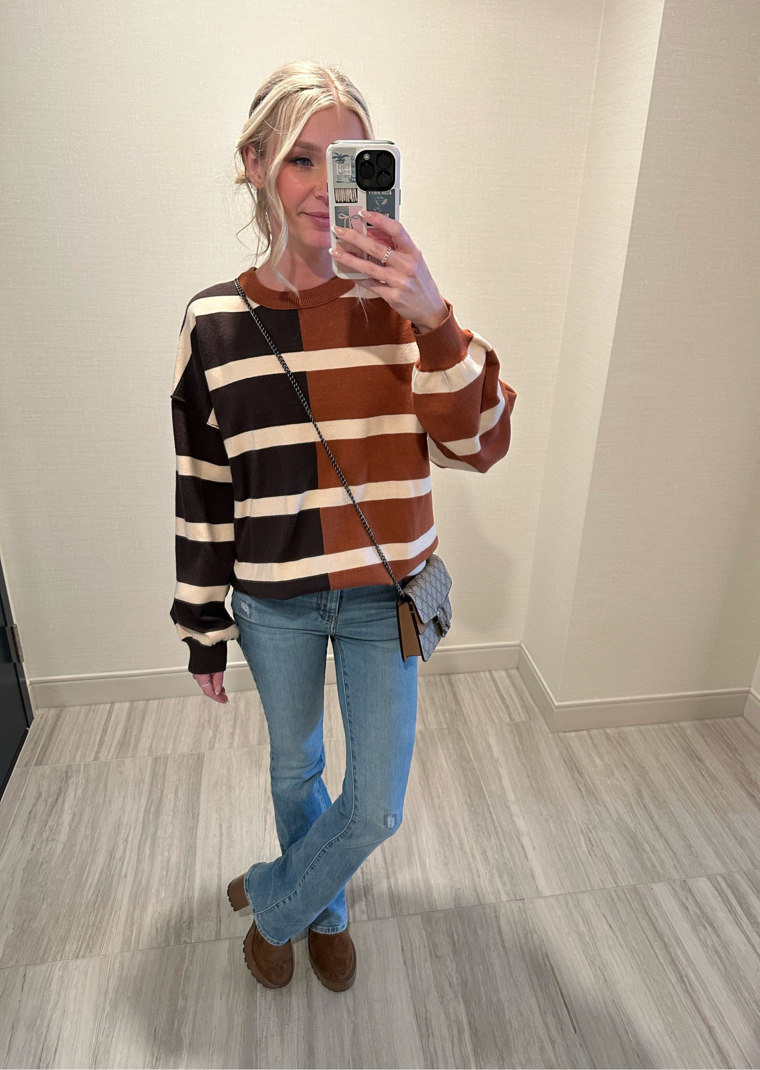 Out for a lil dinner date after my bridal hair/makeup trial!! Can’t wait to see it all come together in a few more months! Paired my fav sweater & jeans for a quick and easy date night fit! 

#LTKPetite #LTKSpringSale #LTKFindsUnder50